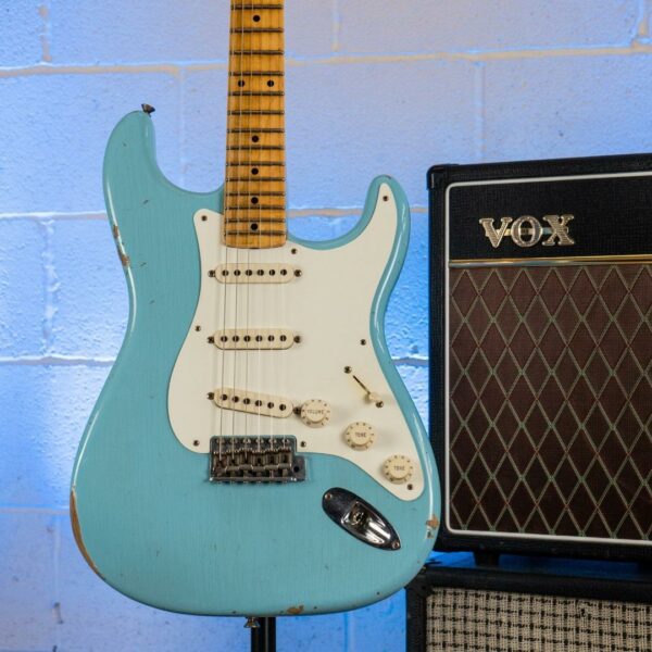 Fender Custom Shop '56 Reissue Stratocaster Relic in Faded Daphne Blue