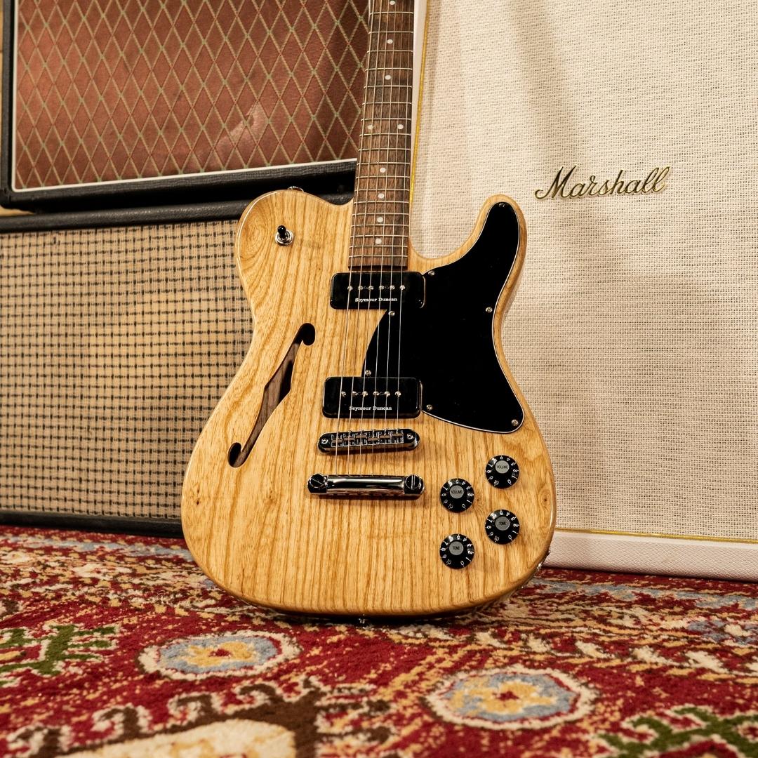 Fender JA-90 Jim Adkins Telecaster Thinline in Natural - #3