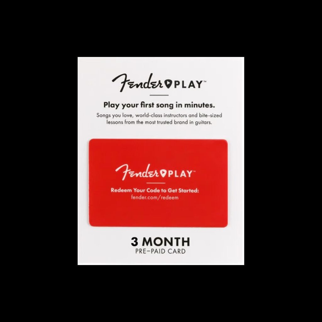 Free Giveaway 3Month Fender Play Subscription The Guitar Marketplace
