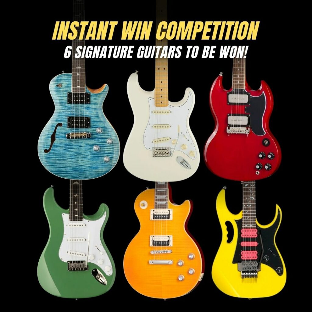 Instant Win Competition 6 Signature Guitars To Be Won The Guitar 