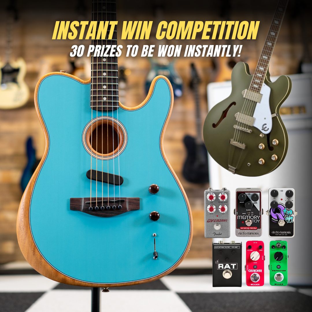 30 Instant Win Prizes Fender Limited Edition Acoustasonic Player