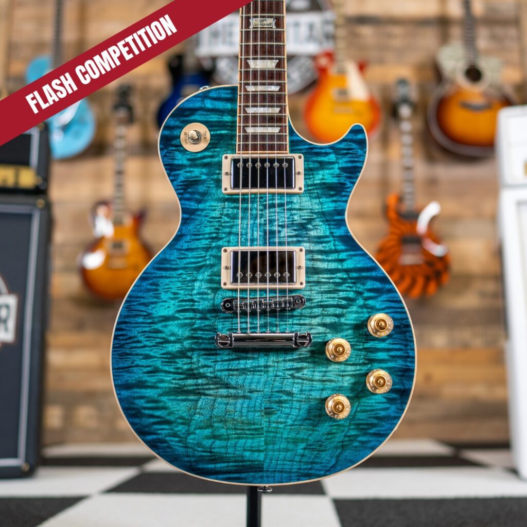 Gibson 120th Anniversary Les Paul Standard Premium Quilt in Ocean Water Perimeter The Guitar