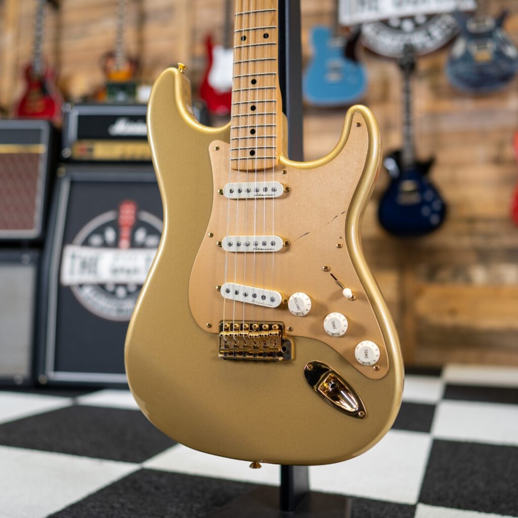 Fender 50th Anniversary Stratocaster in Aztec Gold - The Guitar Marketplace
