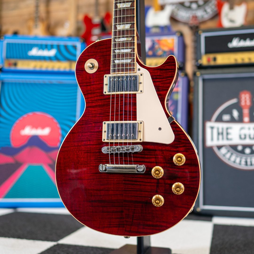 Gibson Les Paul Standard In Wine Red The Guitar Marketplace