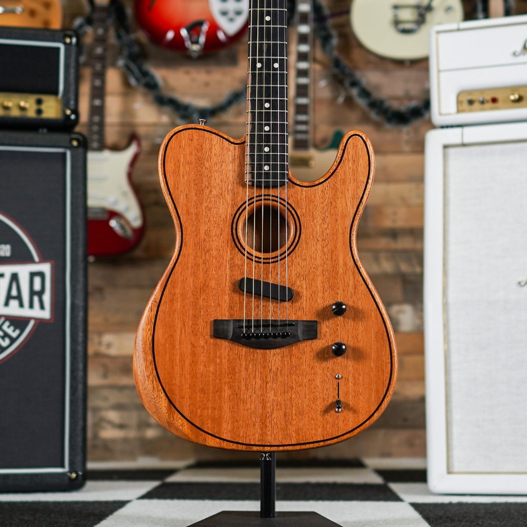 Fender American Acoustasonic Telecaster All-Mahogany in Natural