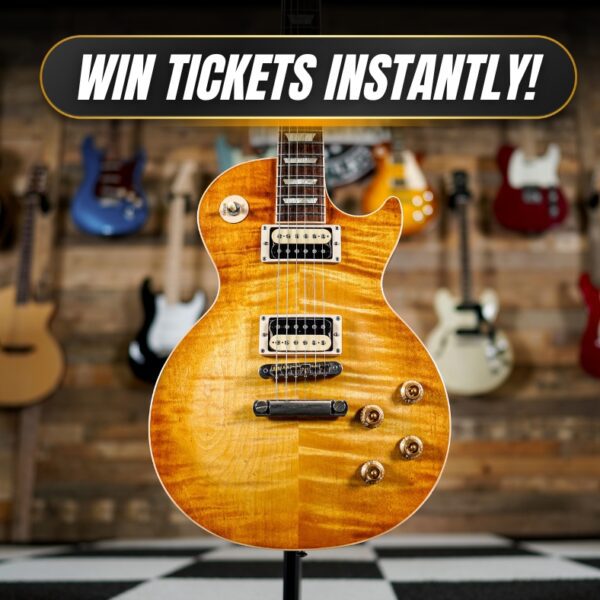 Instantly Win Tickets For The Gibson Les Paul Standard Faded Competition