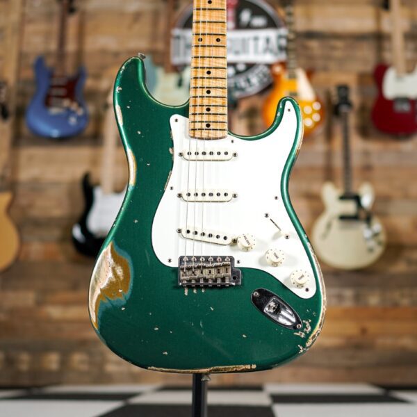 Fender Custom Shop Limited Edition '57 Stratocaster Heavy Relic in Sherwood Green Over Aztec Gold