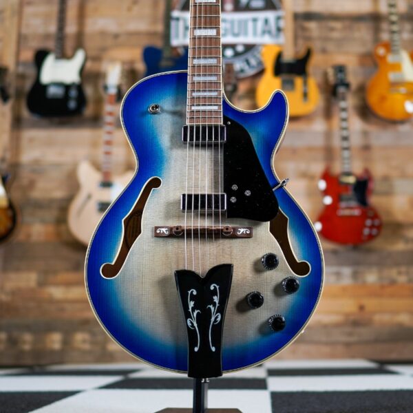 Instantly Win This Ibanez GB10EM George Benson in Jet Blue Burst