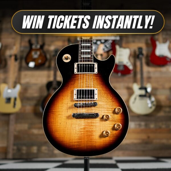 Instantly Win Tickets For The Gibson Les Paul Standard Competition
