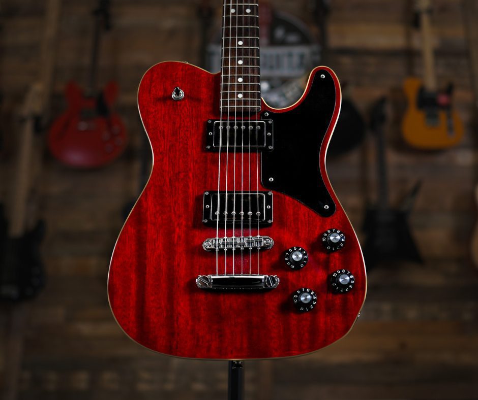 Fender MIJ Troublemaker Telecaster in Crimson Red