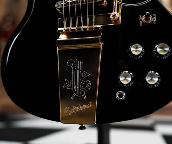 Epiphone SG Custom Vibrola in Ebony - Image 5