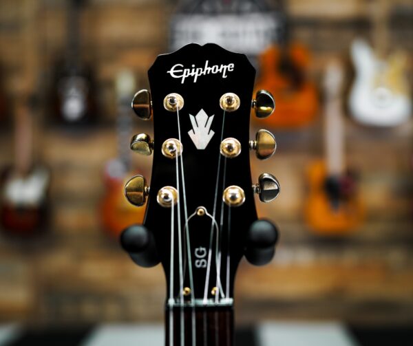 Epiphone SG Custom Vibrola in Ebony - Image 7