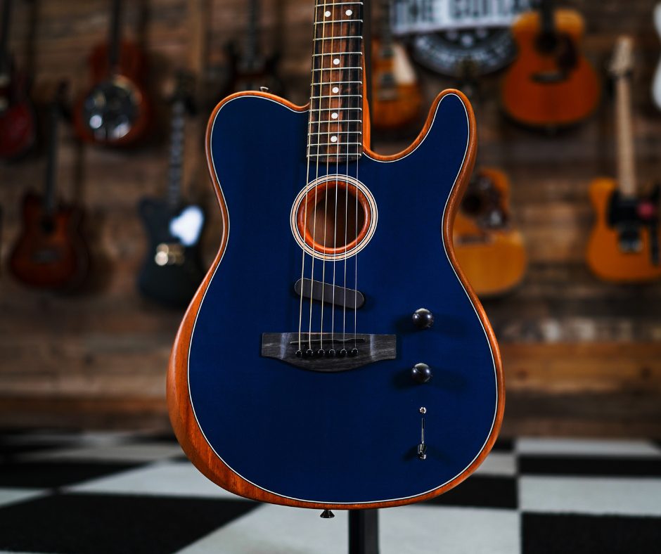 Fender American Acoustasonic Telecaster in Steel Blue