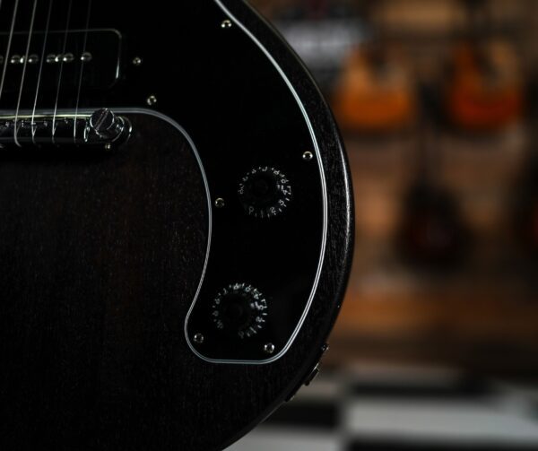 Gibson Les Paul Junior DC Tribute in Worn Ebony - Image 5