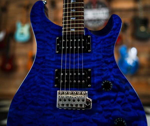 PRS SE Custom 24 Quilt in Ocean Blue - Image 3