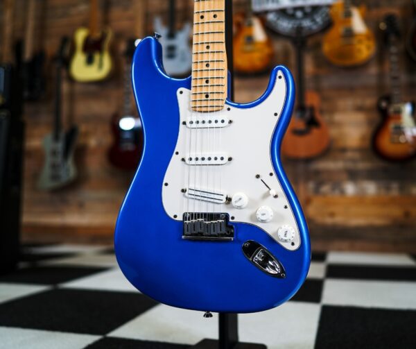 Fender American Standard Stratocaster in Chrome Blue - Image 2