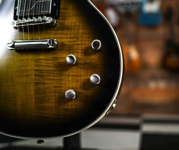 Epiphone Les Paul Prophecy in Olive Tiger Aged Gloss - Image 4