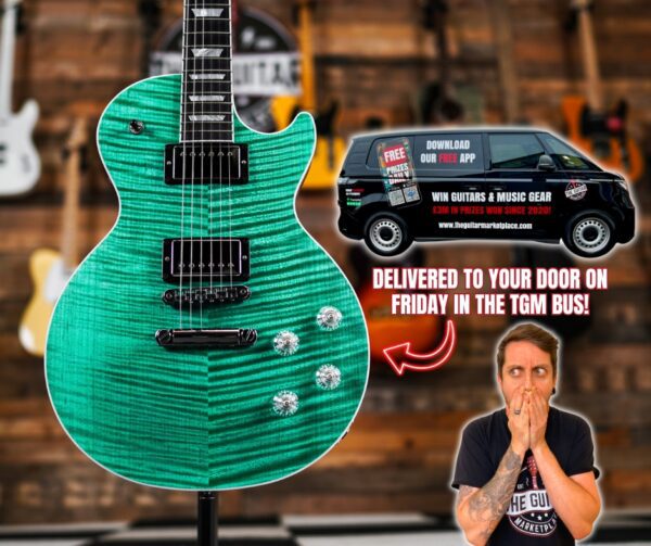 Gibson Les Paul Modern Figured Flash Competition! Same-Day Delivery in the TGM Bus