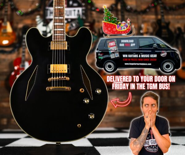 Epiphone Emily Wolfe Sheraton Flash Competition! Same-Day Delivery in the TGM Bus