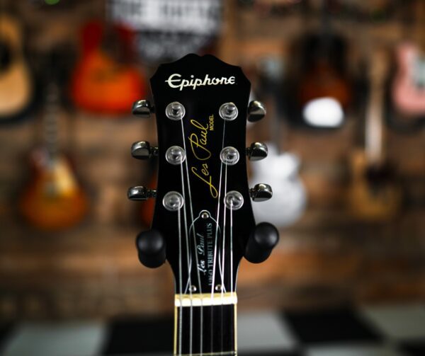 Epiphone Les Paul 1960 Tribute Plus in Midnight Black - Image 3