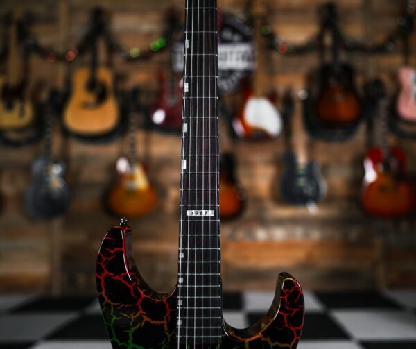 ESP LTD Mirage Deluxe  '87 Rainbow Crackle - Image 6