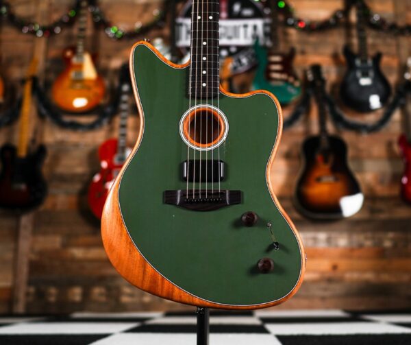 Fender Acoustasonic Player Jazzmaster in Antique Olive