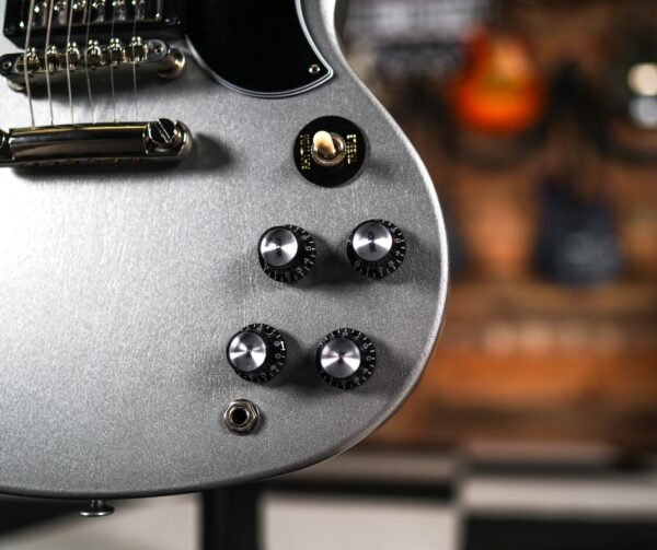 Gibson '61 SG Standard in Silver Mist - Image 5