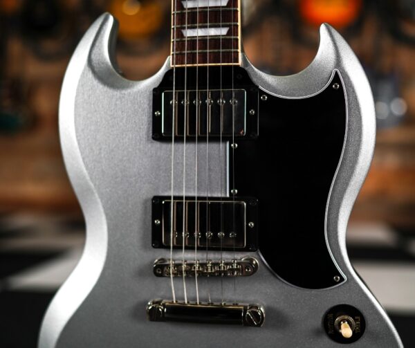 Gibson '61 SG Standard in Silver Mist - Image 4