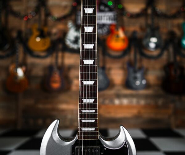 Gibson '61 SG Standard in Silver Mist - Image 6