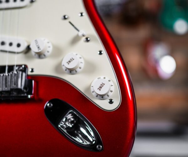 Fender American Series Stratocaster in Candy Apple Red - Image 5