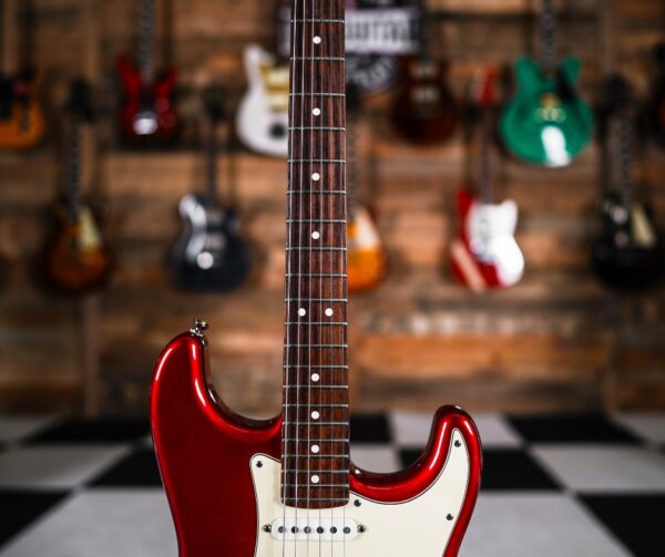 Fender American Series Stratocaster in Candy Apple Red - Image 6