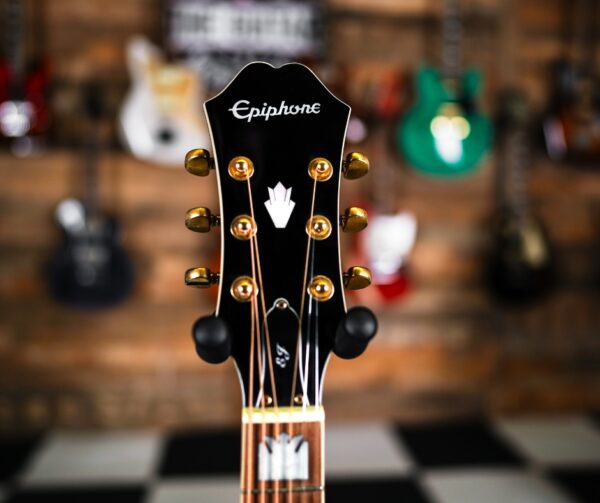 Epiphone EJ200SCE in Black - Image 3