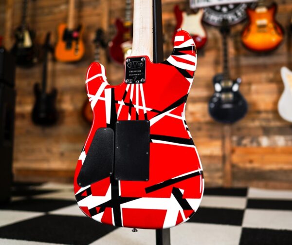 EVH Striped Series in Red with Black Stripes - Image 8