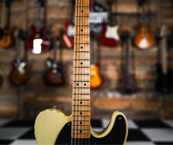 Fender Vintera Road Worn '50s Telecaster in Blonde with Upgrades - Image 4