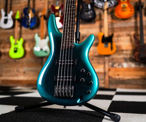 Ibanez SR305E-CUB 5-String Bass in Cerulean Aura Burst - Image 3