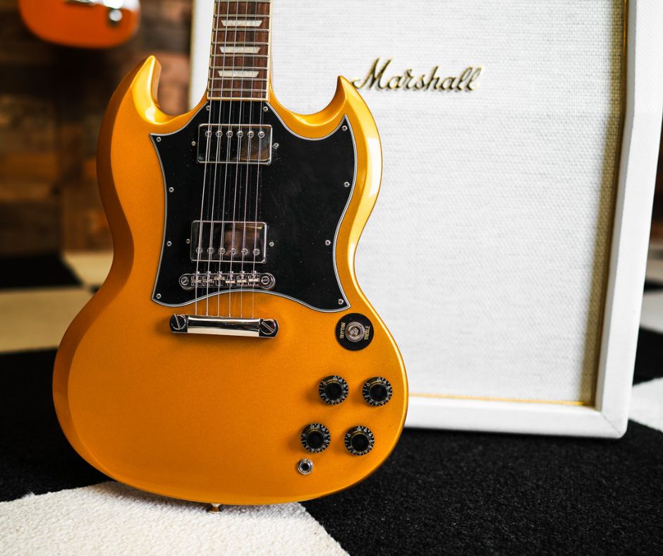 Epiphone SG Traditional Pro in Metallic Gold - The Guitar Marketplace
