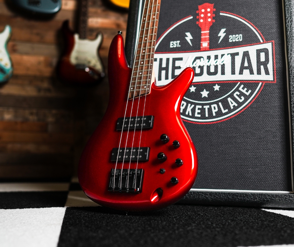 Ibanez SR300E in Candy Apple Red - The Guitar Marketplace