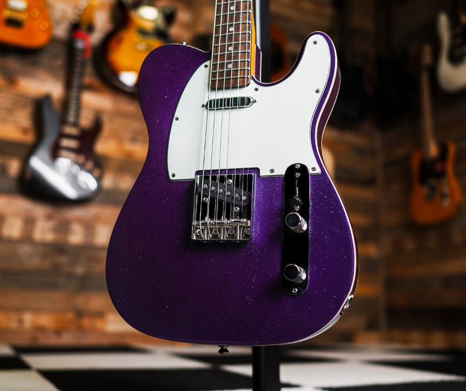 Squier FSR Classic Vibe Baritone Custom Telecaster in Purple
