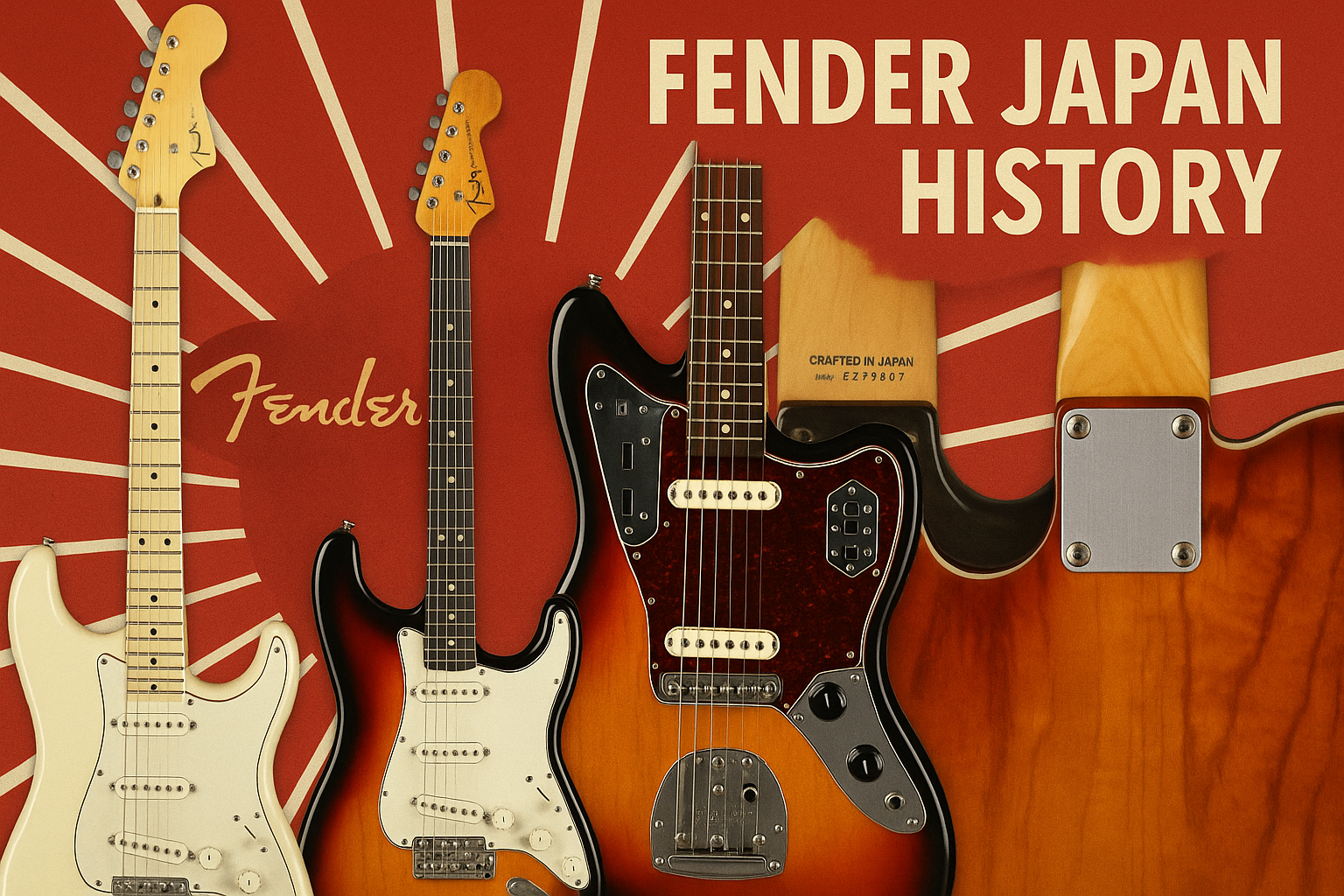 Fender Crafted in Japan R072007 動作確認済み The Story of Fender Japan: Craftsmanship Across the Pacific - The