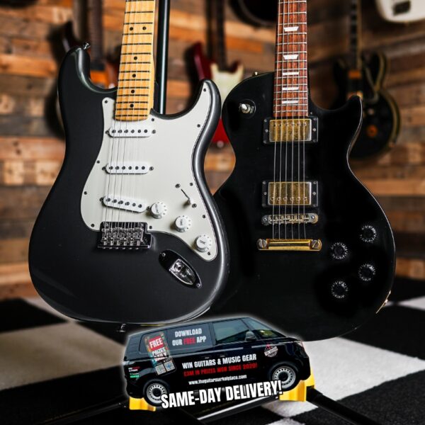 Gibson or Fender? Pick Your Prize! Same-Day Delivery in the TGM Bus
