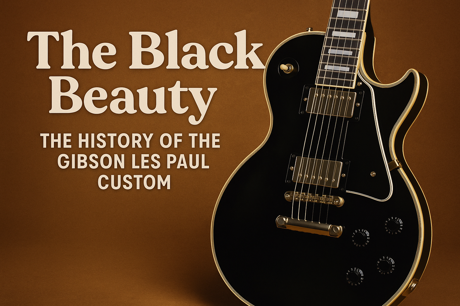 The Black Beauty: The History of the Gibson Les Paul Custom - The