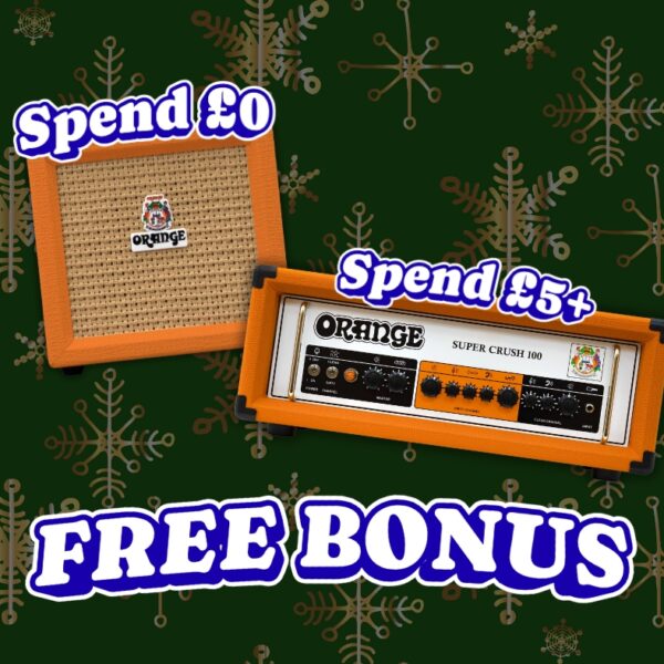 Free Wild Wednesday Giveaway! Spend £0 & Win an Orange Crush Mini Amp or Spend £5+ & Win an Orange Super Crush 100 Head