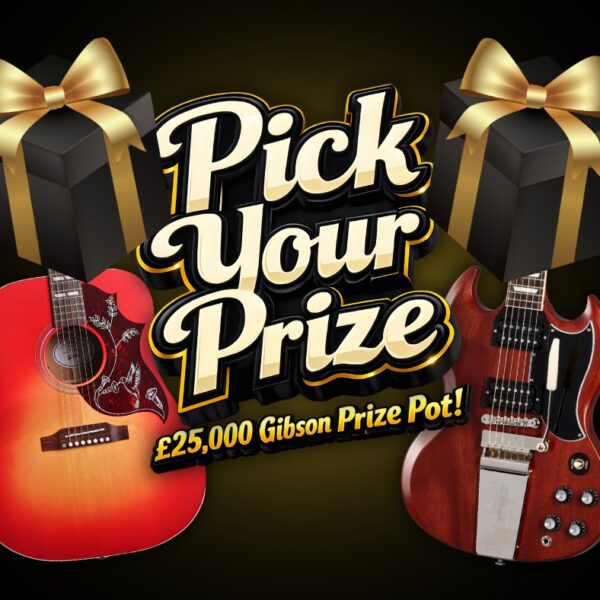 Pick Your Prize Gibson Instant Win - £25,000 Prize Pot!