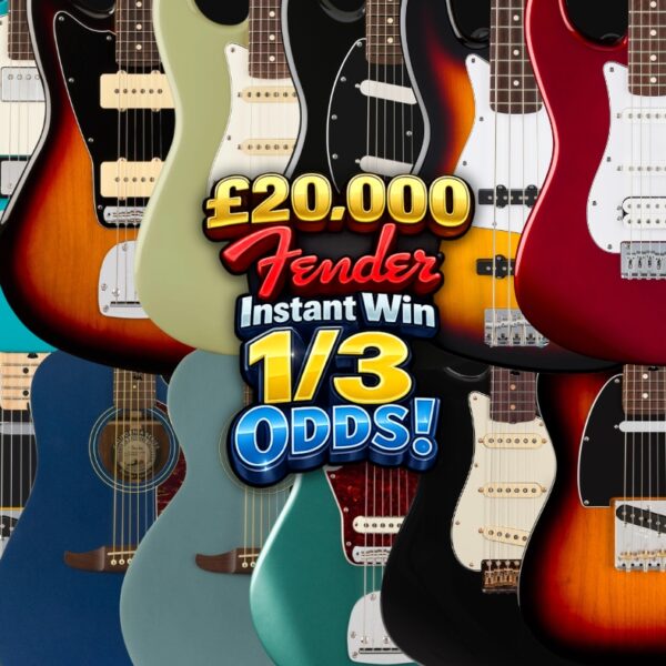 £20,000 Fender Instant Win - 1/3 Odds!