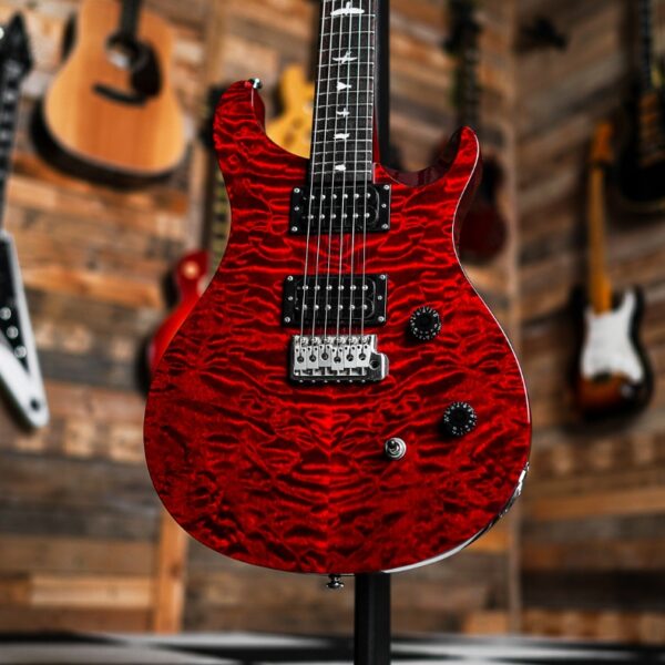 PRS SE Custom 24 Quilt in Scarlet Red