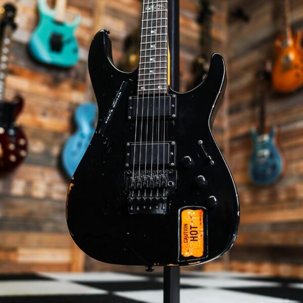 ESP LTD Kirk Hammett KH-25 in Distressed Black