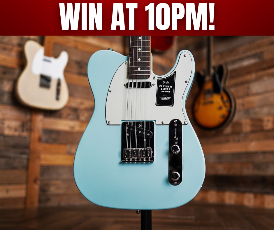 Fender 75th Anniversary Player II Telecaster in Daphne Blue