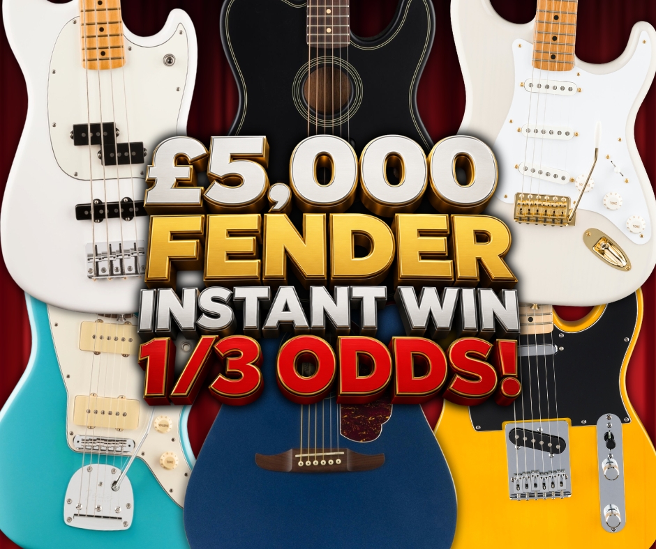 £5,000 Fender Instant Win 1/3 Odds!