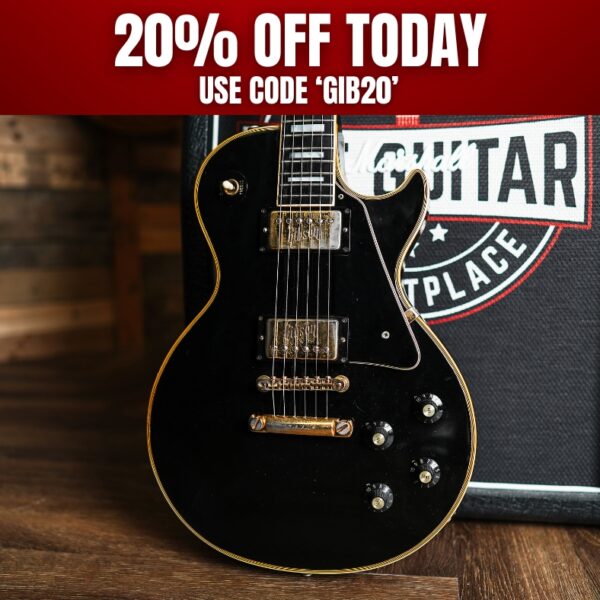 1972 GIbson Les Paul Custom in Ebony